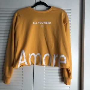 🌻All you need is amore sweatshirt